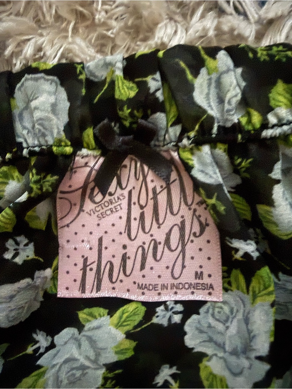Vintage Victoria’s Secret Sexy Little Things Green Ditsy Floral Nightie Slip M - Picture 4 of 9